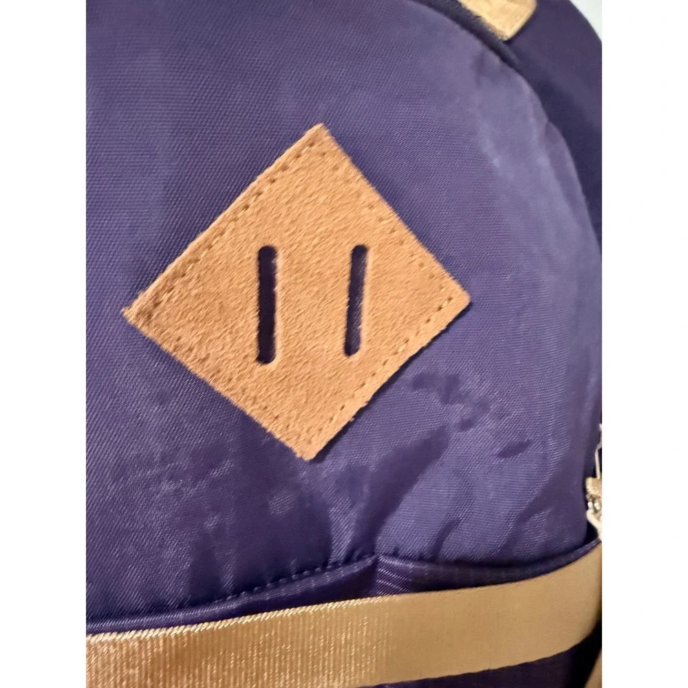 JanSport Seattle Pack Backpack Amethyst Purple Tan Laptop Sleeve JS0A4QUG NWT